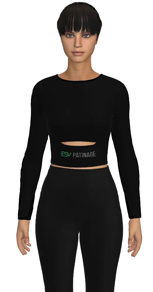 Crop top key hole