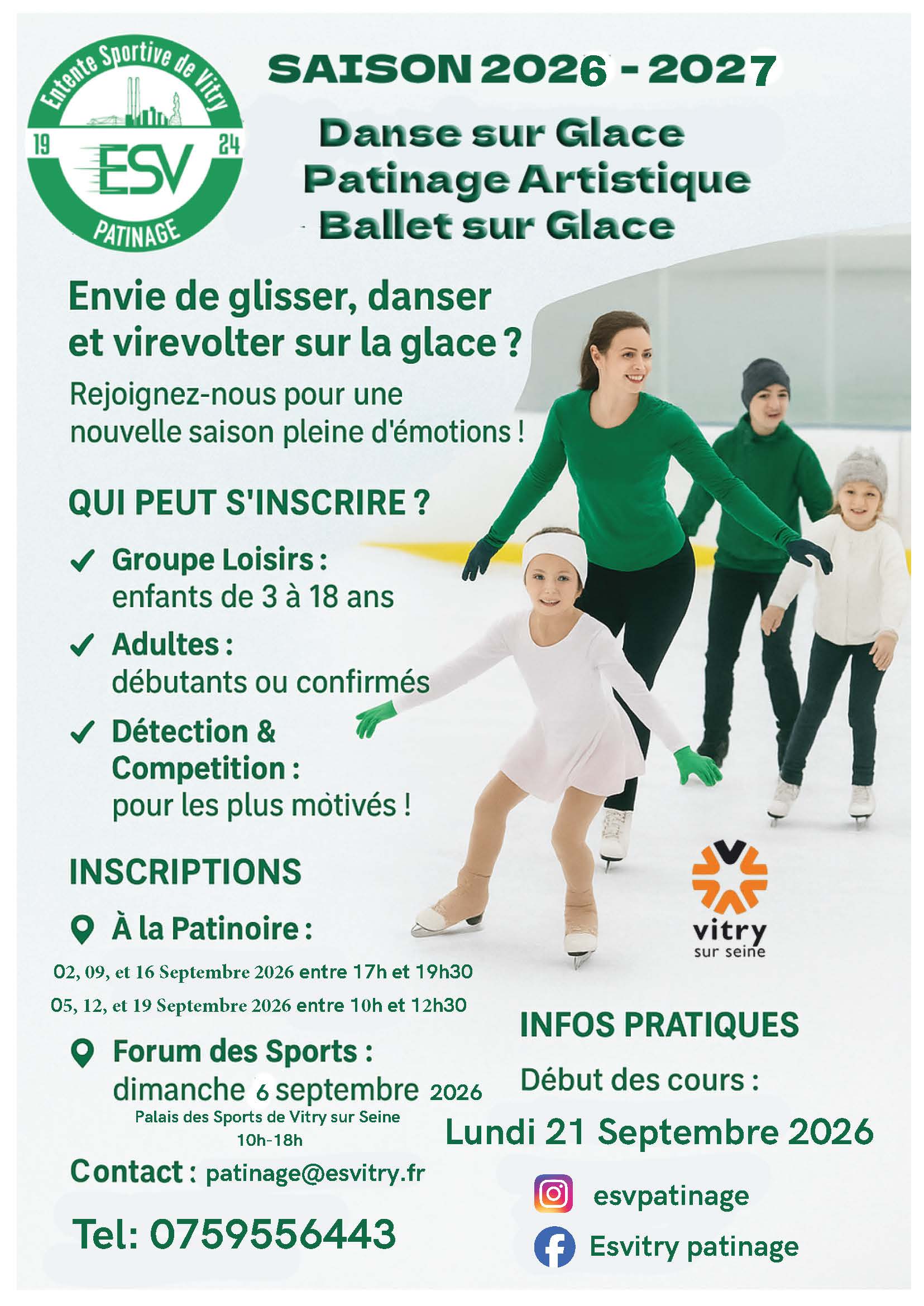 Inscriptions ouvertes
